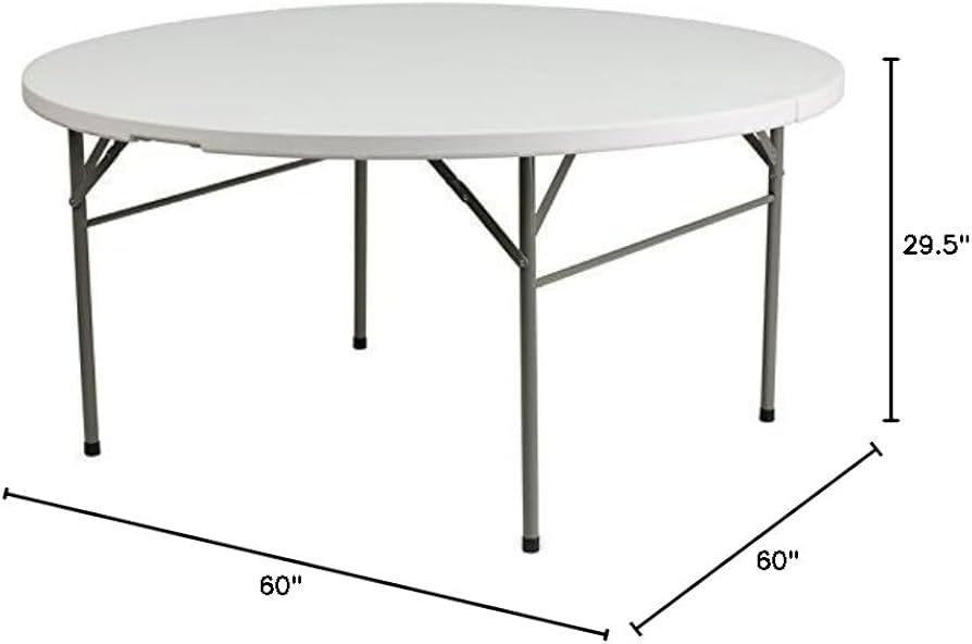Round Foldable Table (60") - Image 2