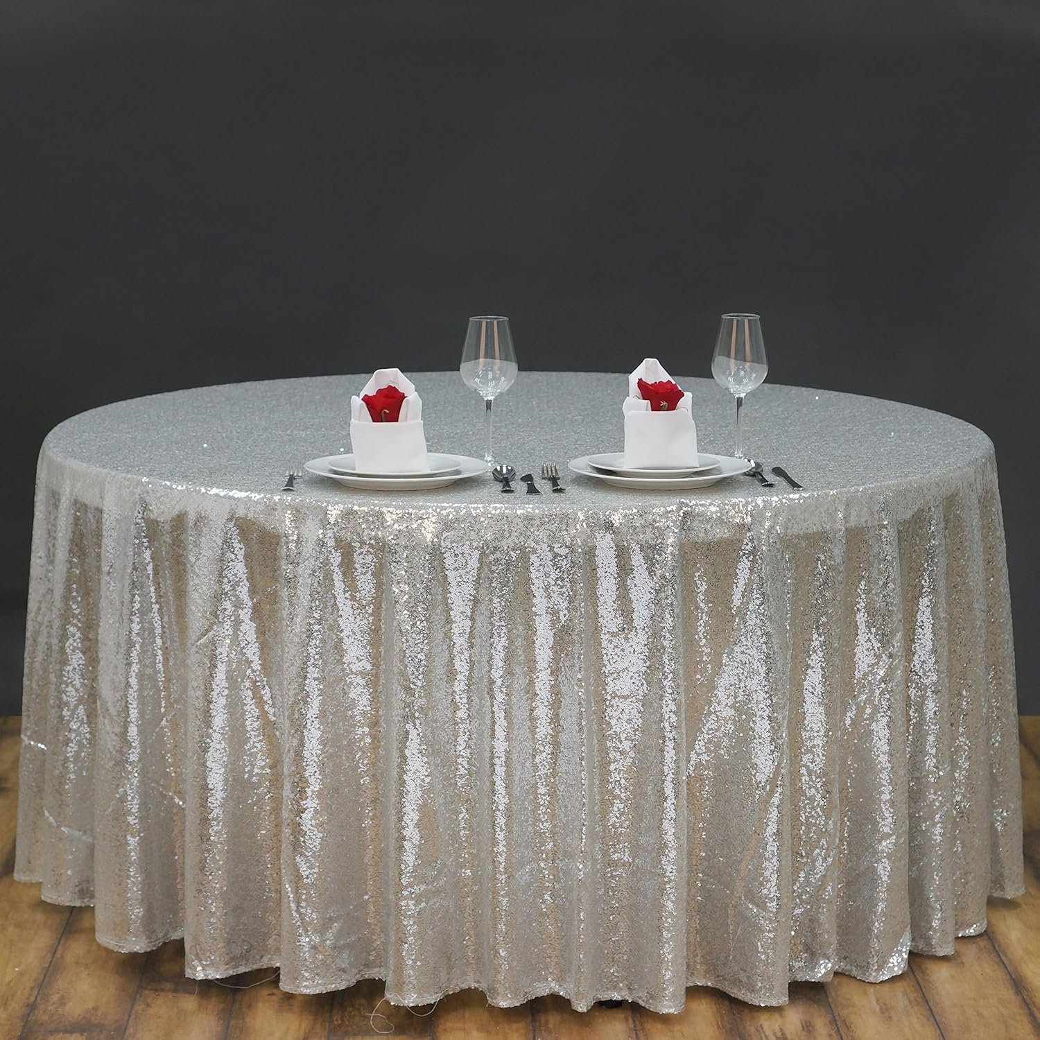 Sequin Round Tablecloths (120") - Image 2