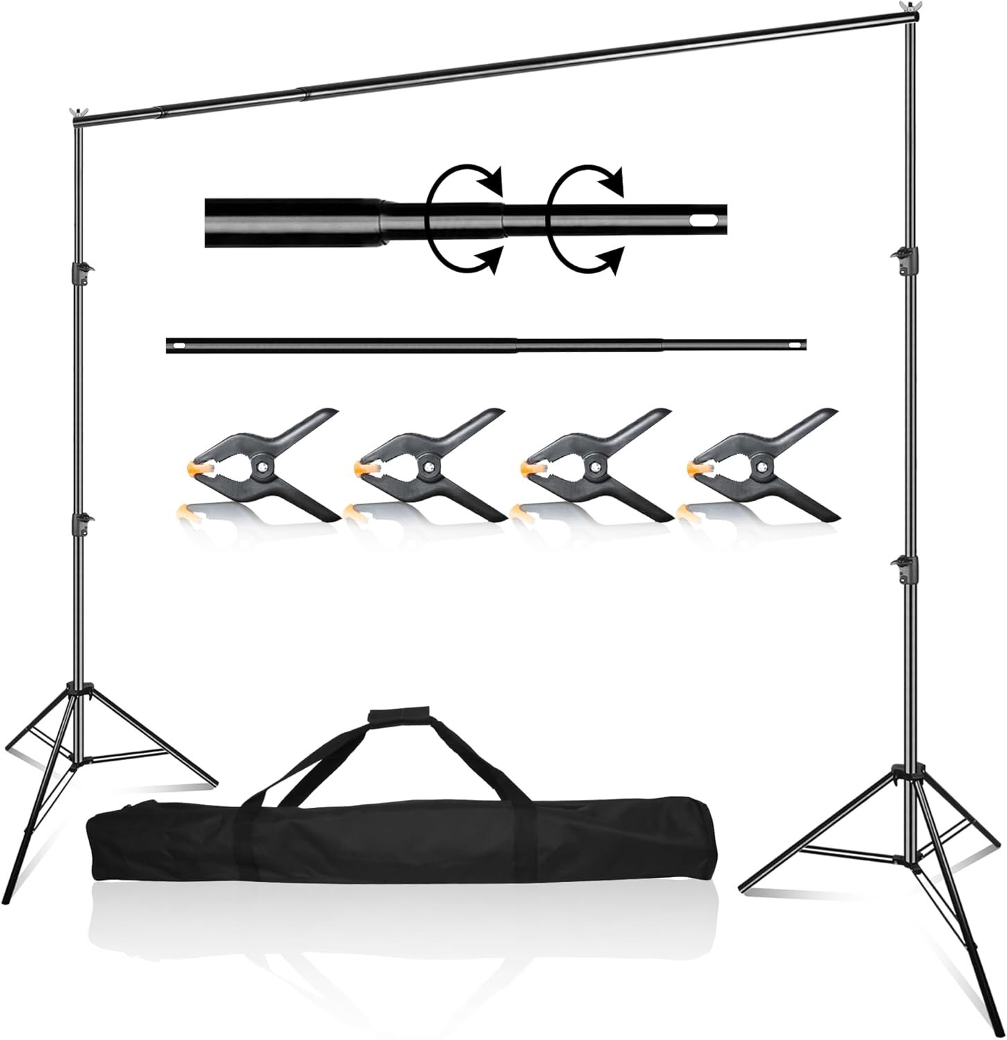 Adjustable Emart Photo & Video Backdrop Stand (10 FT)